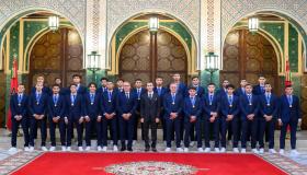 صاحب السمو الملكي ولي العهد الأمير مولاي الحسن يترأس حفلا أقامه جلالته على شرف أعضاء المنتخب الوطني لكرة القدم لأقل من 20 سنة، بطل العالم